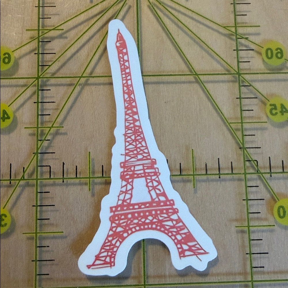 NEW Eiffel Tower Paris Aesthetic Waterproof Vinyl Sticker